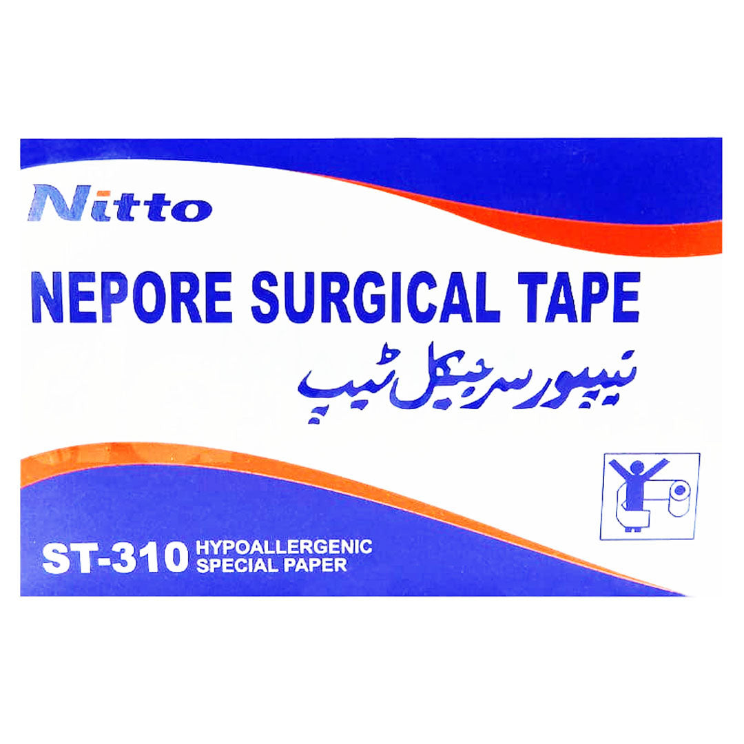 Nitto Nepore Surgical Tape 4"X4.5M 3 Rolls