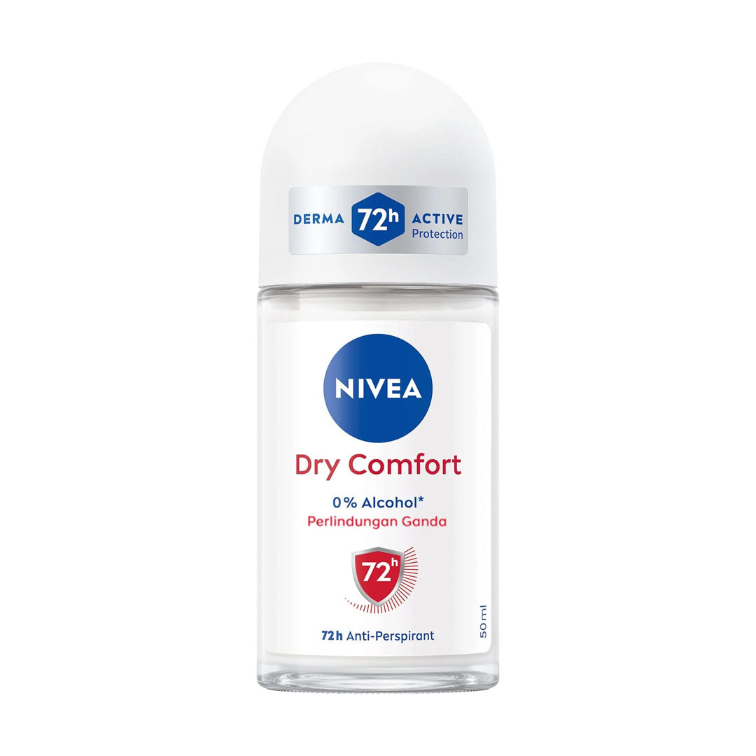 Nivea Dry Comfort 72H Anti-Perspirant Roll-on Deodorant, 50ml