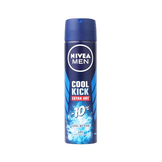 Nivea Men Cool Kick Extra Dry Body Spray, 150ml