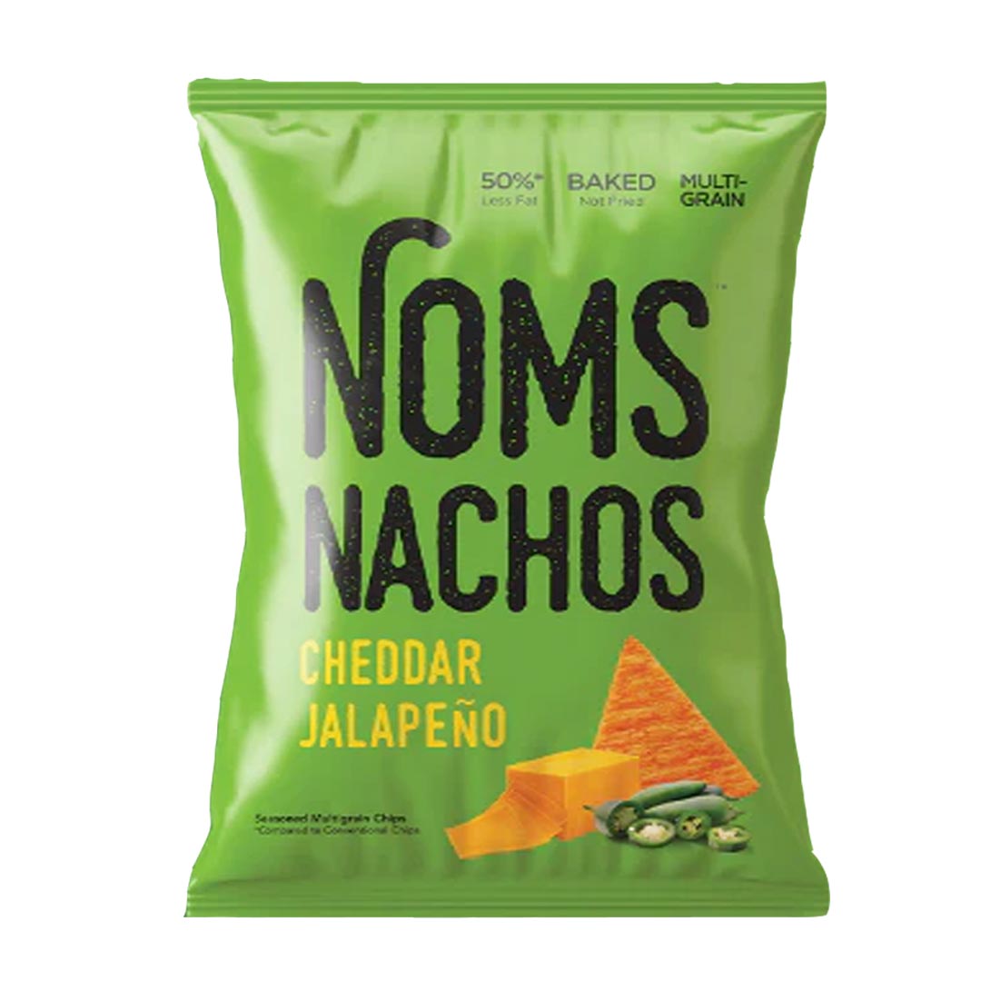 Noms Nachos Cheddar Jalapeno Chips, 64g