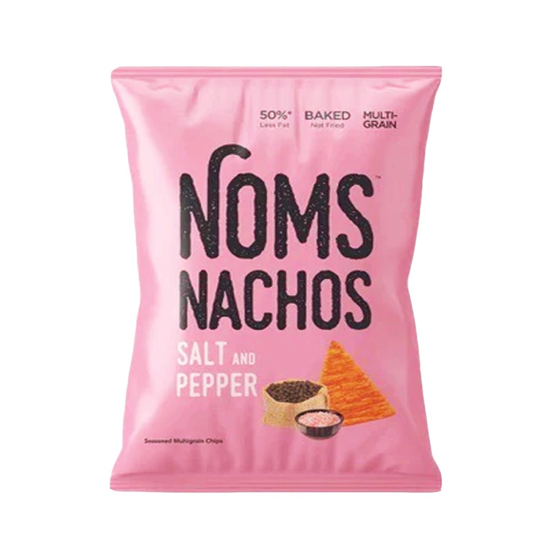 Noms Nachos Pink Salt & Pepper Chips, 32g