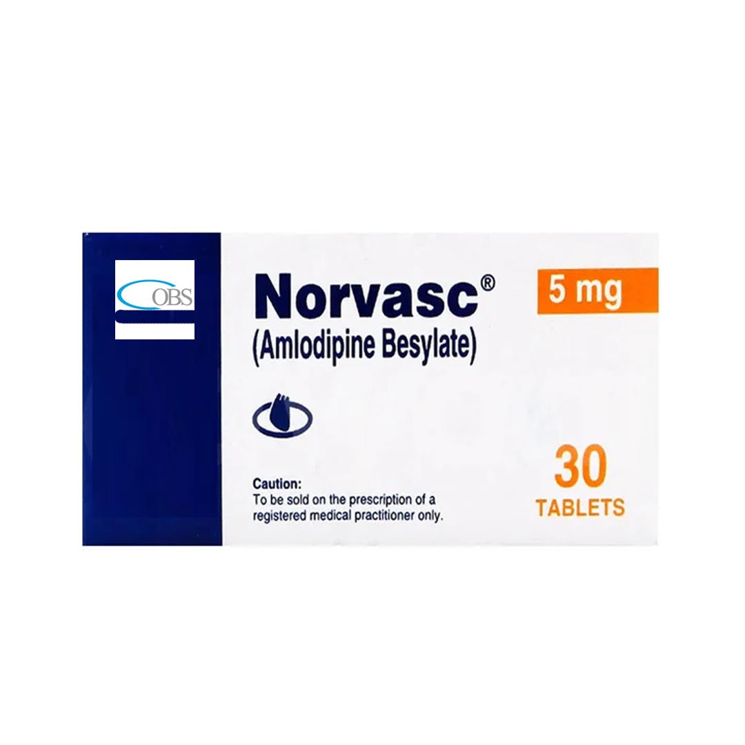 Norvasc Tablets 5mg, 30 Ct - OBS