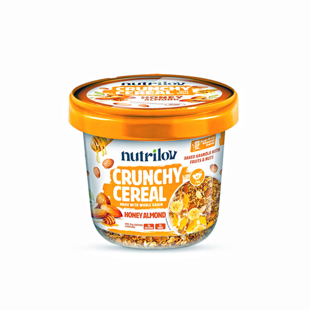 Nutrilov Crunchy Cereal Honey Almond Cup, 70g