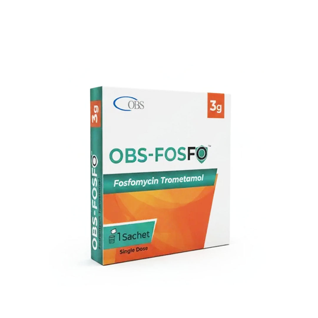 Obs-Fosfo (Fosfomycin) 3g Sachet, 1 Ct - OBS Pharma