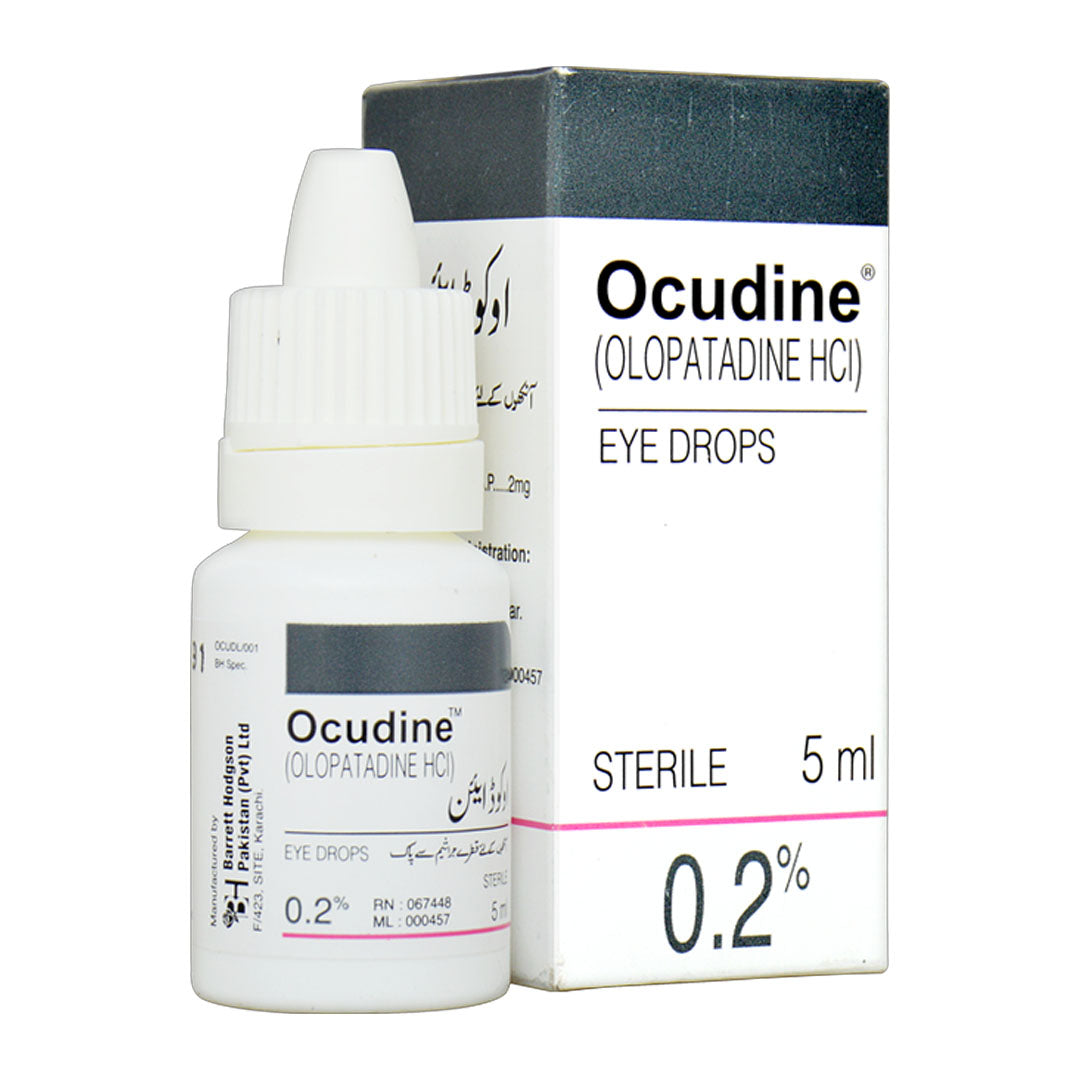 Ocudine (Olopatadine) 0.2% Eye Drops, 5 ml - Barrett Hodgson