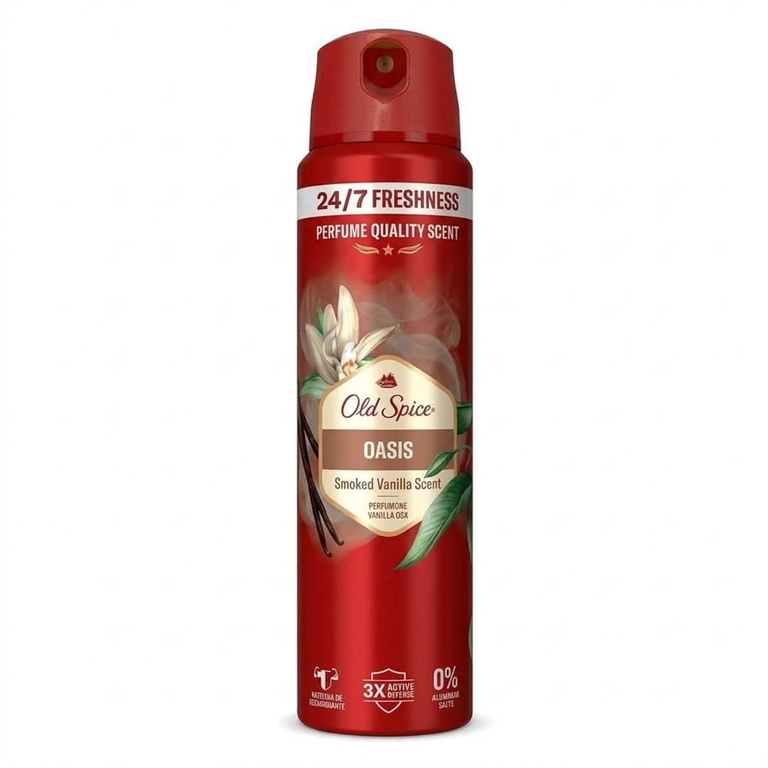Old Spice Oasis With Smoked Vanilla Scent Deodorant Body Spray, 150 ml