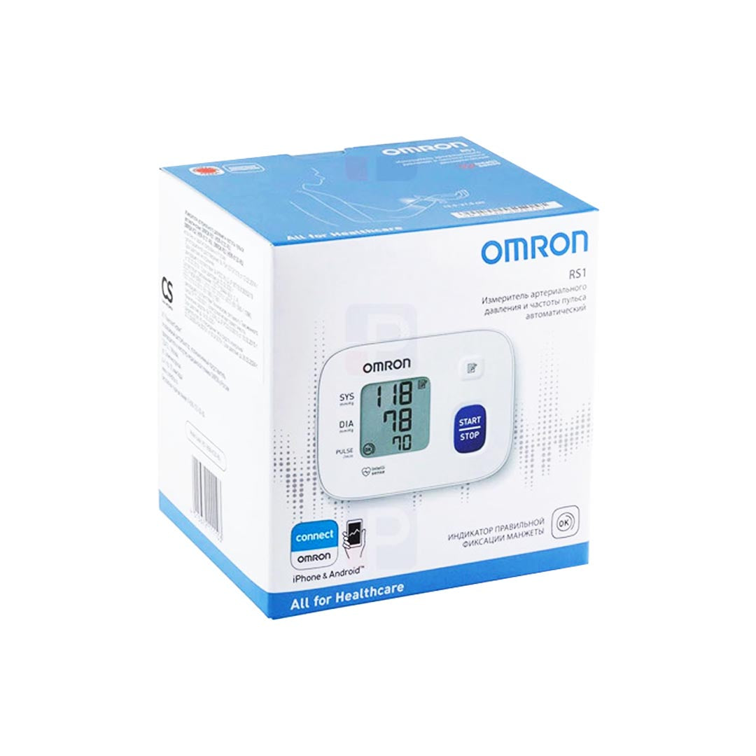 Omron RS1 (HEM-6160-E) Automatic Wrist Digital Blood Pressure Monitor