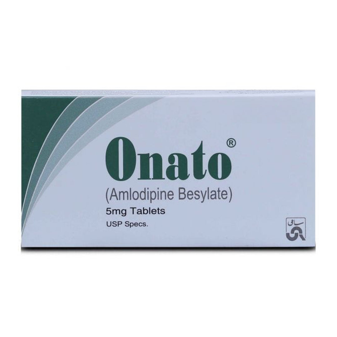 Onato (Amlodipine) 5 mg, 30 Ct - Sami Pharma