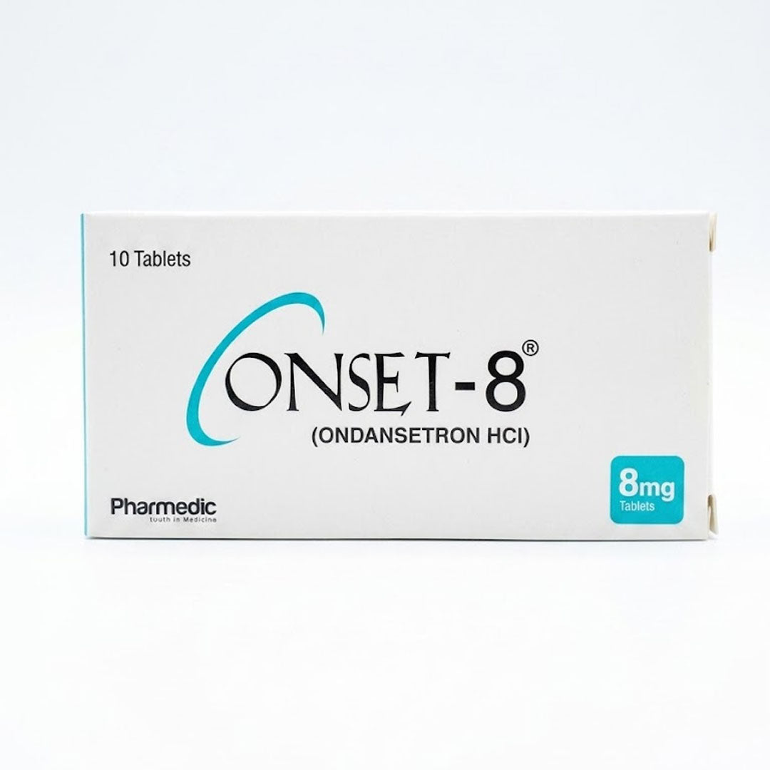 Onset-8 (Ondansetron) 8 mg, 10 Ct - Pharmedic Laboratories