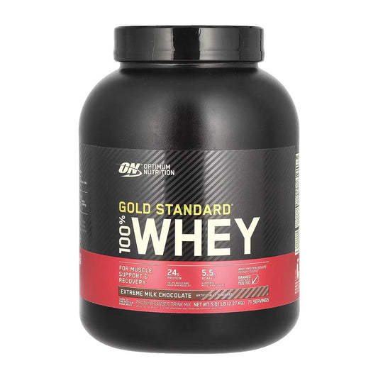 Optimum Nutrition Gold Standard 100% Whey Protein (Extreme Milk Chocolate), 2.27 Kg