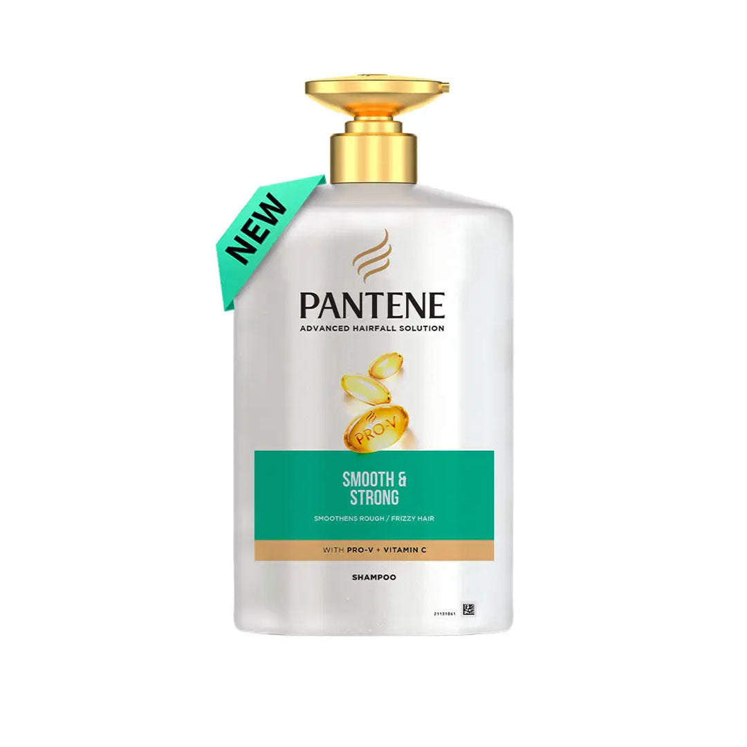 Pantene Advanced Hairfall Solution + Smooth & Strong Shampoo, 1000 ml