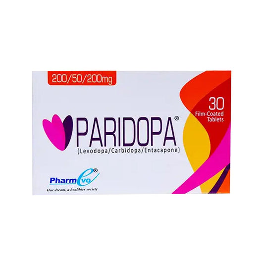 Paridopa Tablets 200/50/200mg, 30 Ct - PharmEvo