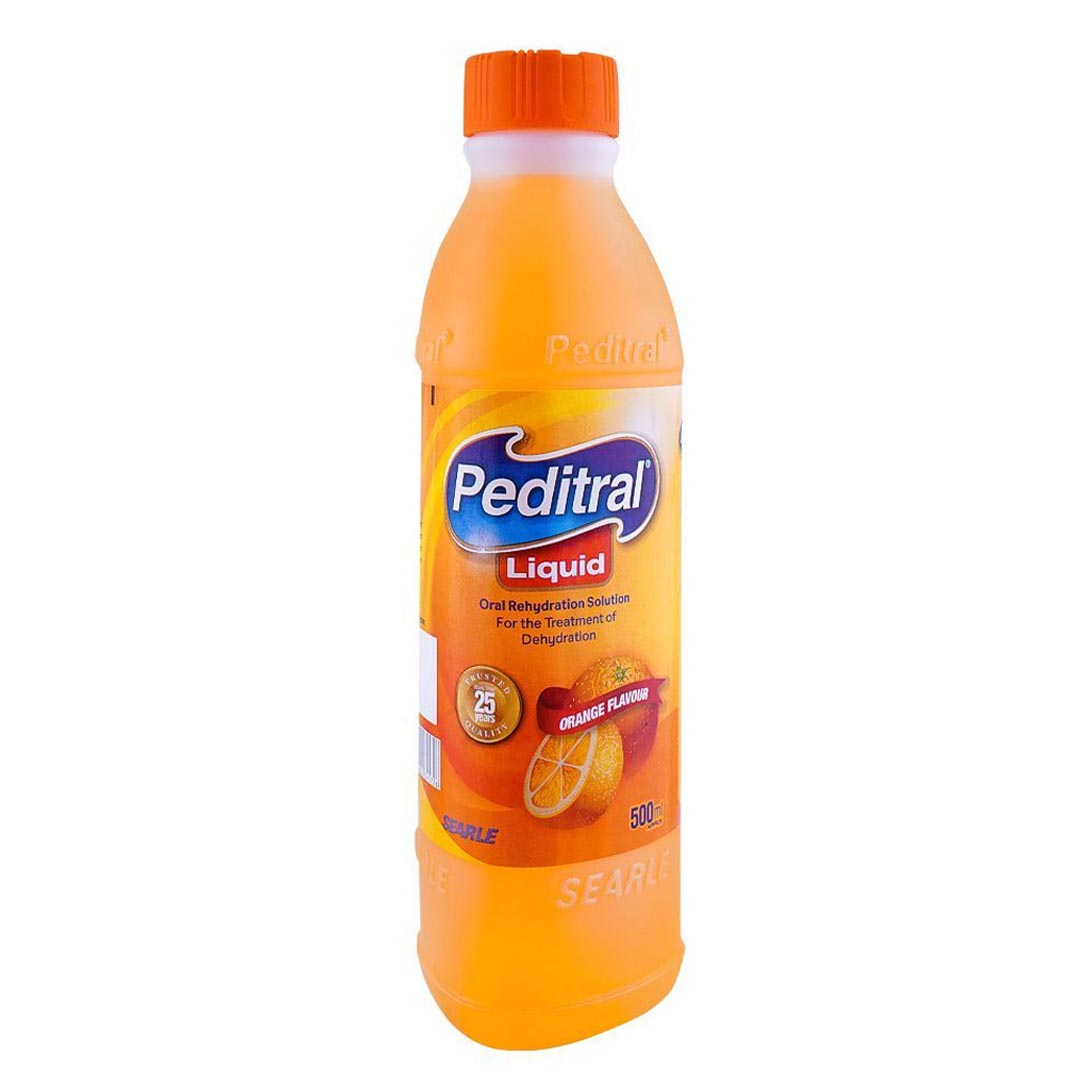 Peditral Liquid Orange, 500ml - Searle