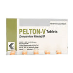 Pelton-V (Domperidone Maleate) Tablets, 100 Ct - Global Pharma