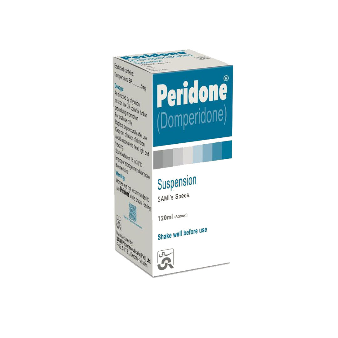 Peridone (Domperidone) 5mg Suspension, 120 ml - Sami Pharma