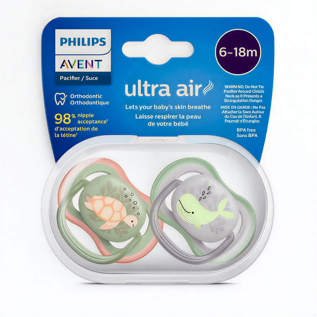 Philips Avent Soother Ultra Air (SCF 085/60) 6-18m, 2 Ct