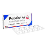 Polyfer FA Chewable Tablets, 10 Ct - Barrett Hodgson
