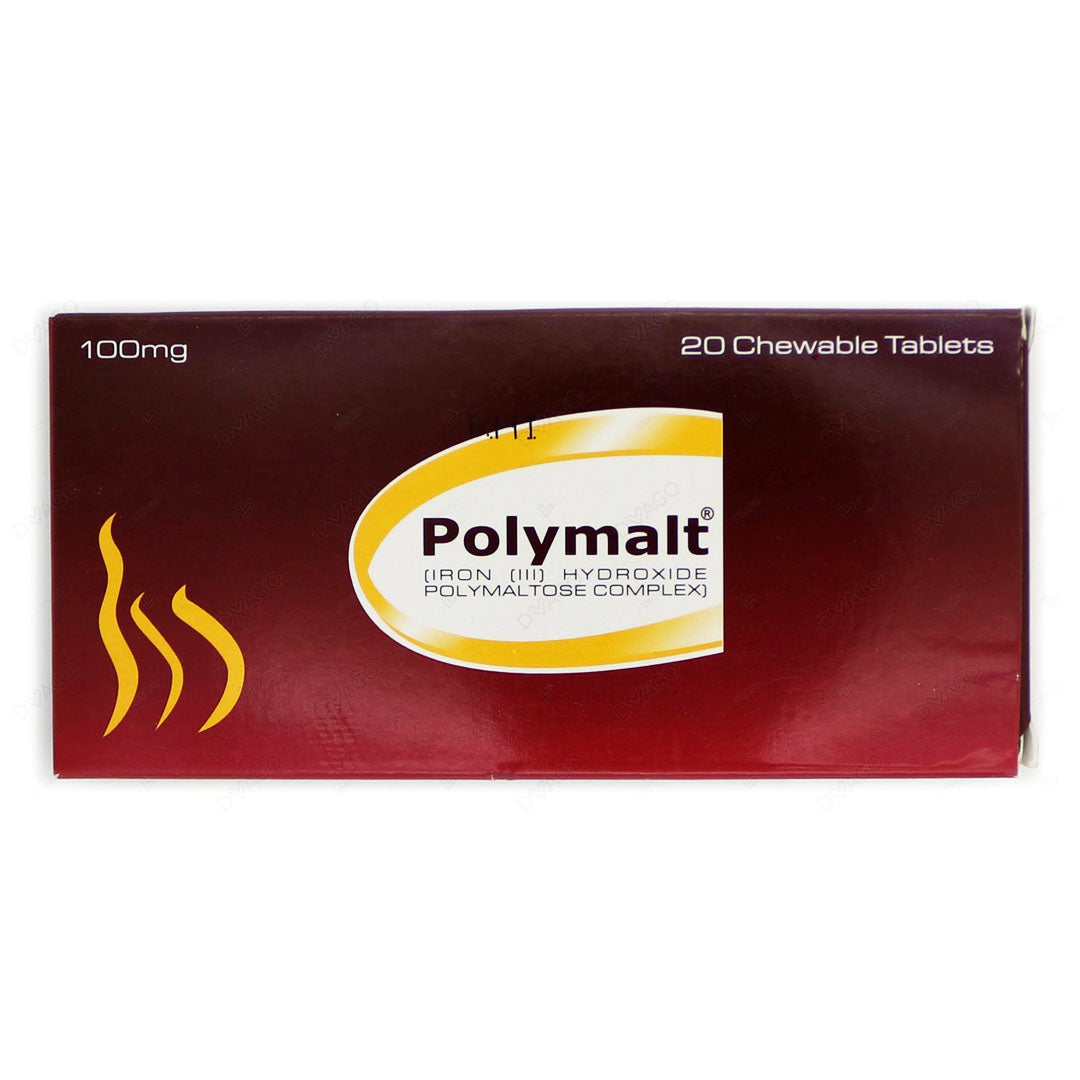 Polymalt 100mg Chewable Tablets, 20 Ct - High-Q Pharma