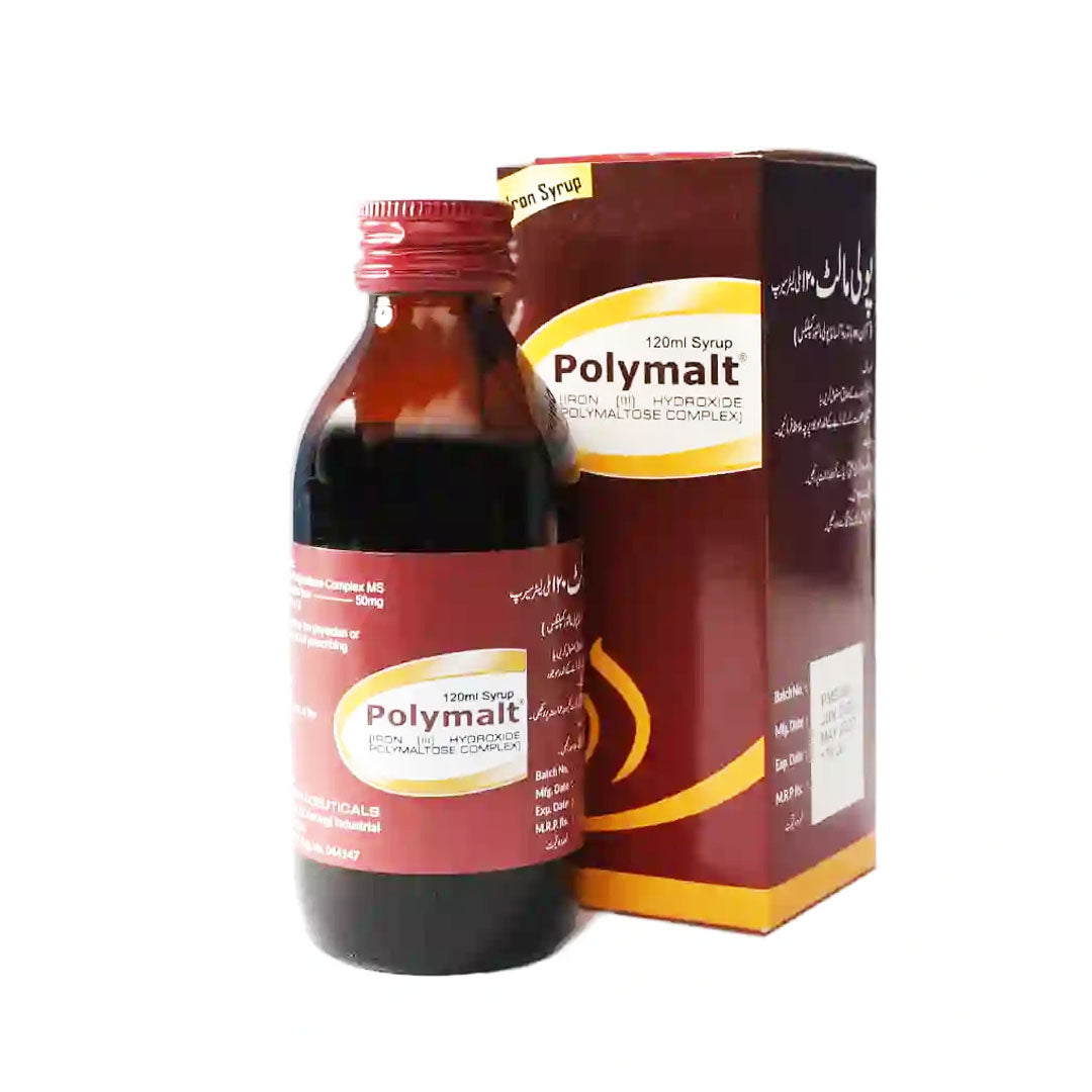 Polymalt Syrup 50mg/5ml, 120ml - High-Q Pharma