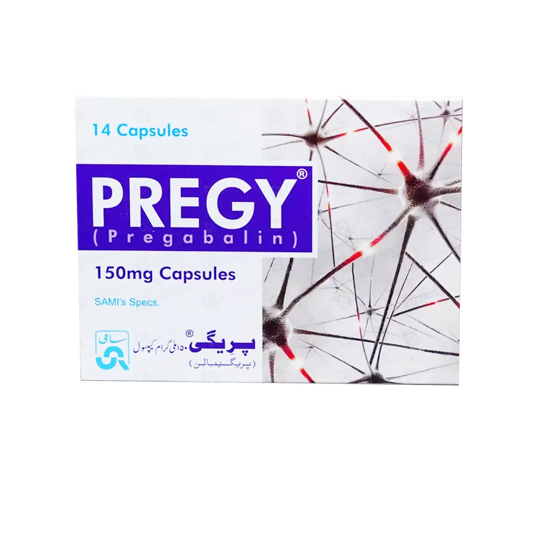 Pregy (Pregabalin) 150mg, 14 Ct - Sami Pharma
