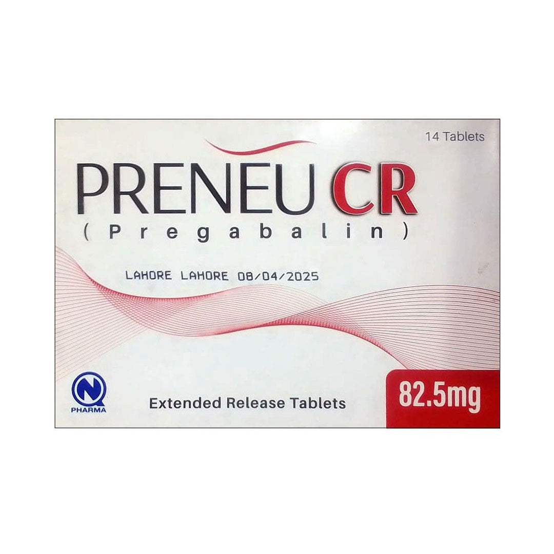 Preneu CR (Pregabalin) 82.5 mg, 14 Ct - Nabiqasim