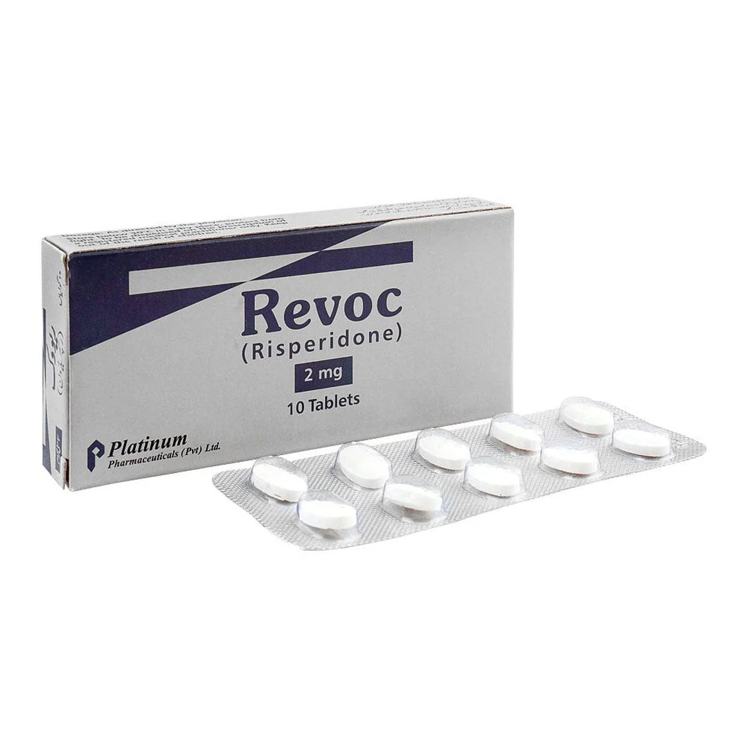 Revoc (Risperidone) 2 mg, 10 Ct - Platinum Pharma