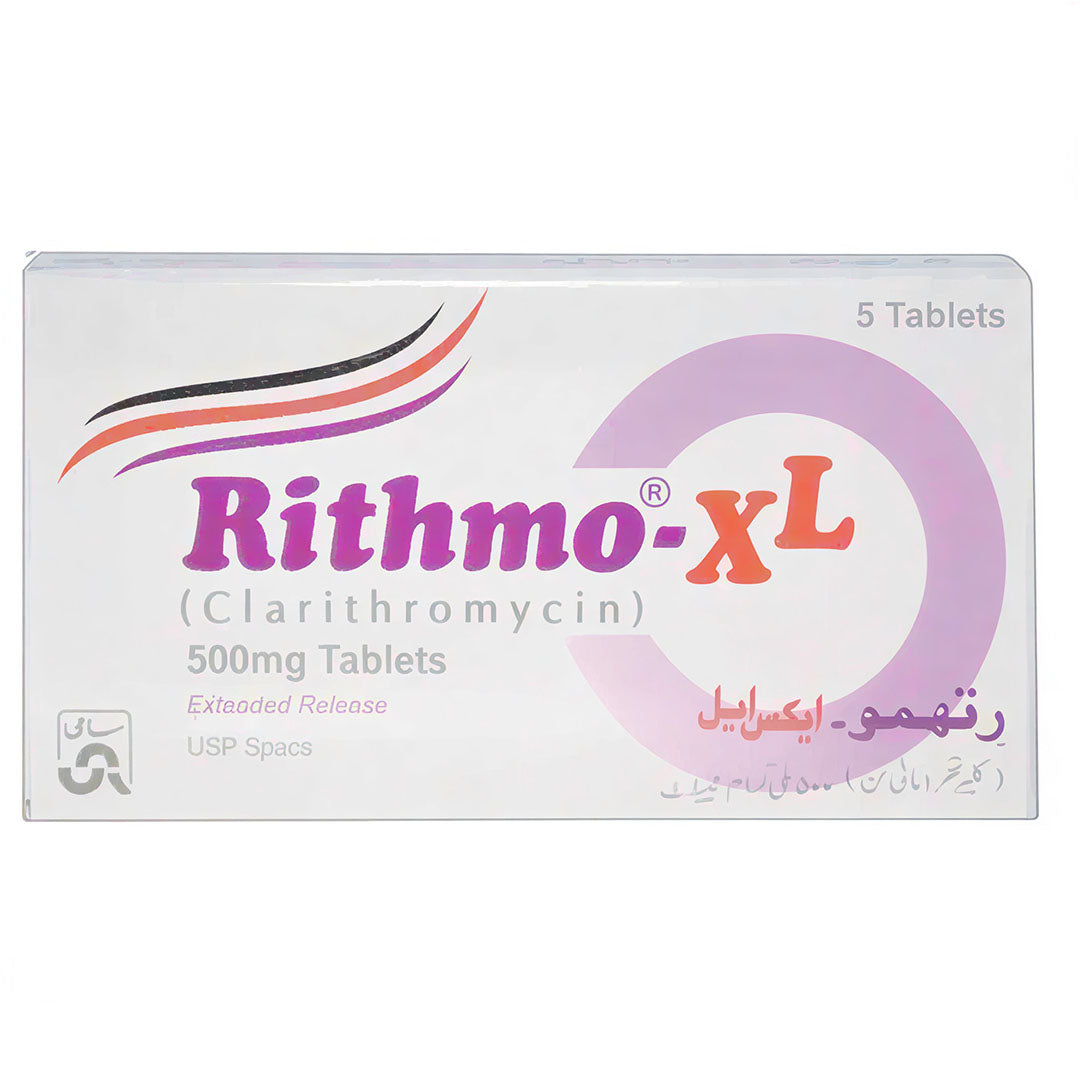 Rithmo XL (Clarithromycin) 500mg, 5 Ct - Sami Pharma