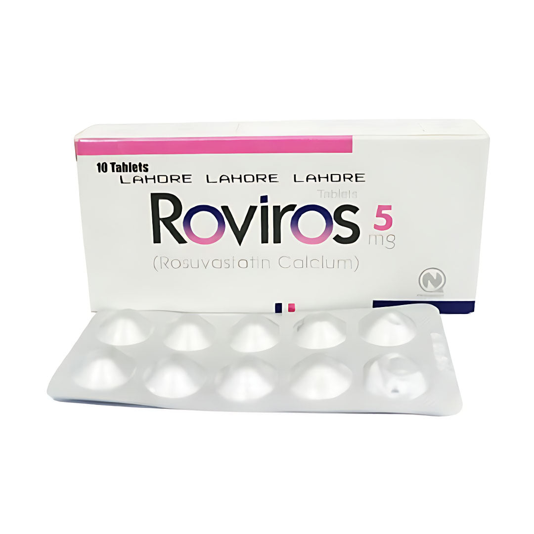 Roviros (Rosuvastatin) 5mg, 10 Ct - Nabiqasim