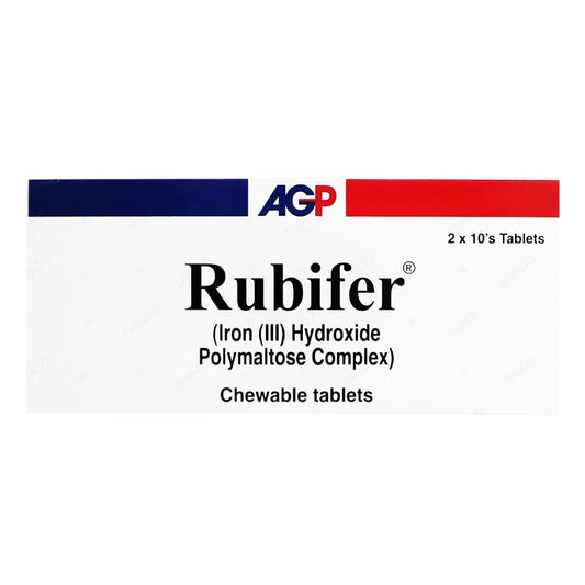 Rubifer Chewable Tablets, 20 Ct - AGP