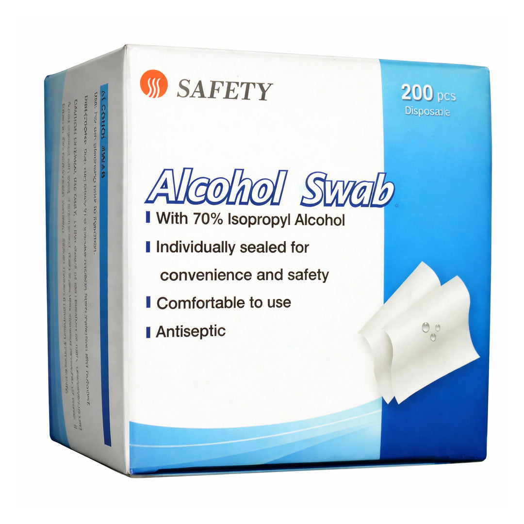 Safety Alcohol Swab, 200 Ct