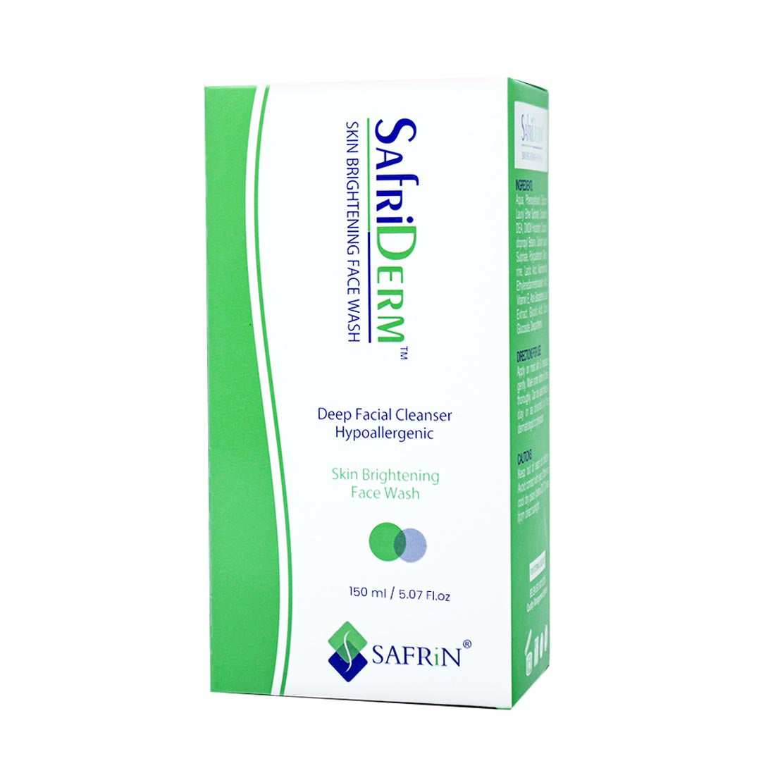 Safriderm Brightening Face Wash, 150ml - Safrin