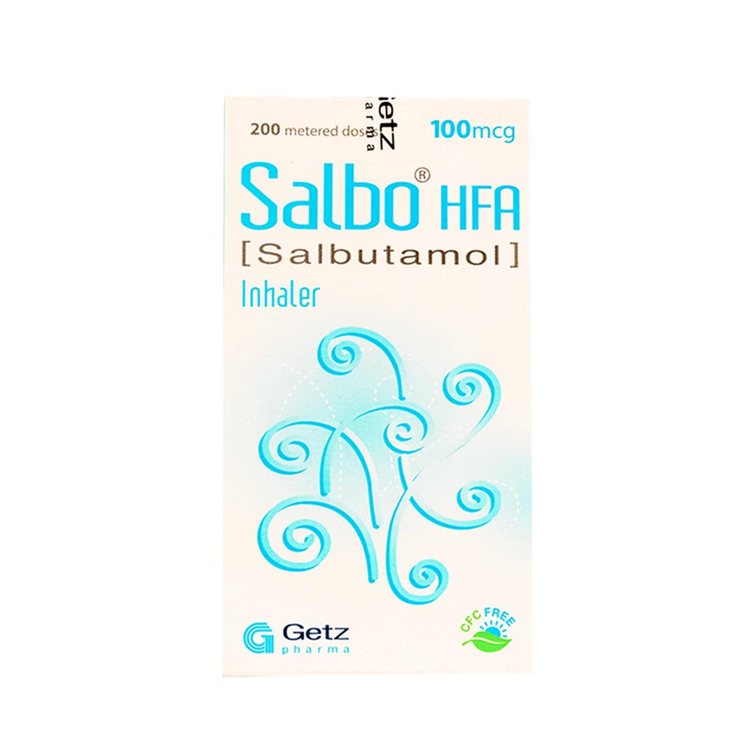 Salbo HFA Inhaler 100mcg, Getz Pharma