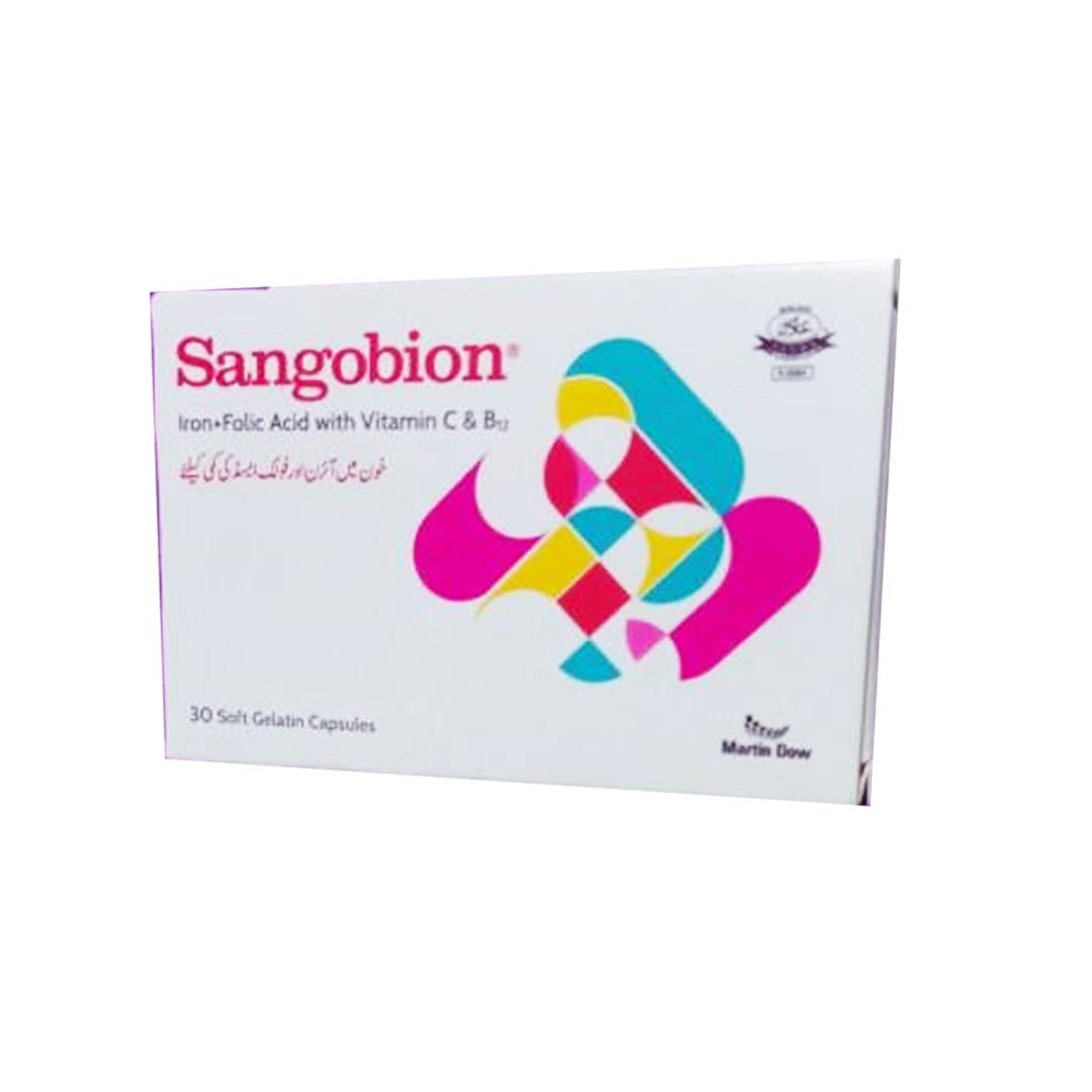 Sangobion Capsules, 30 Ct - Martin Dow