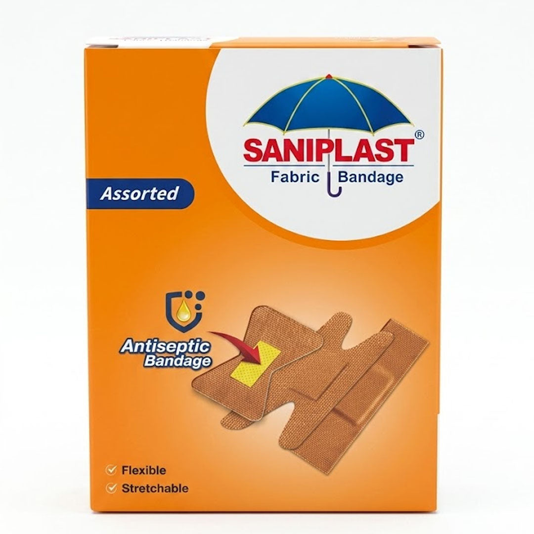 Saniplast Fabric Assorted Bandage, 20 Ct