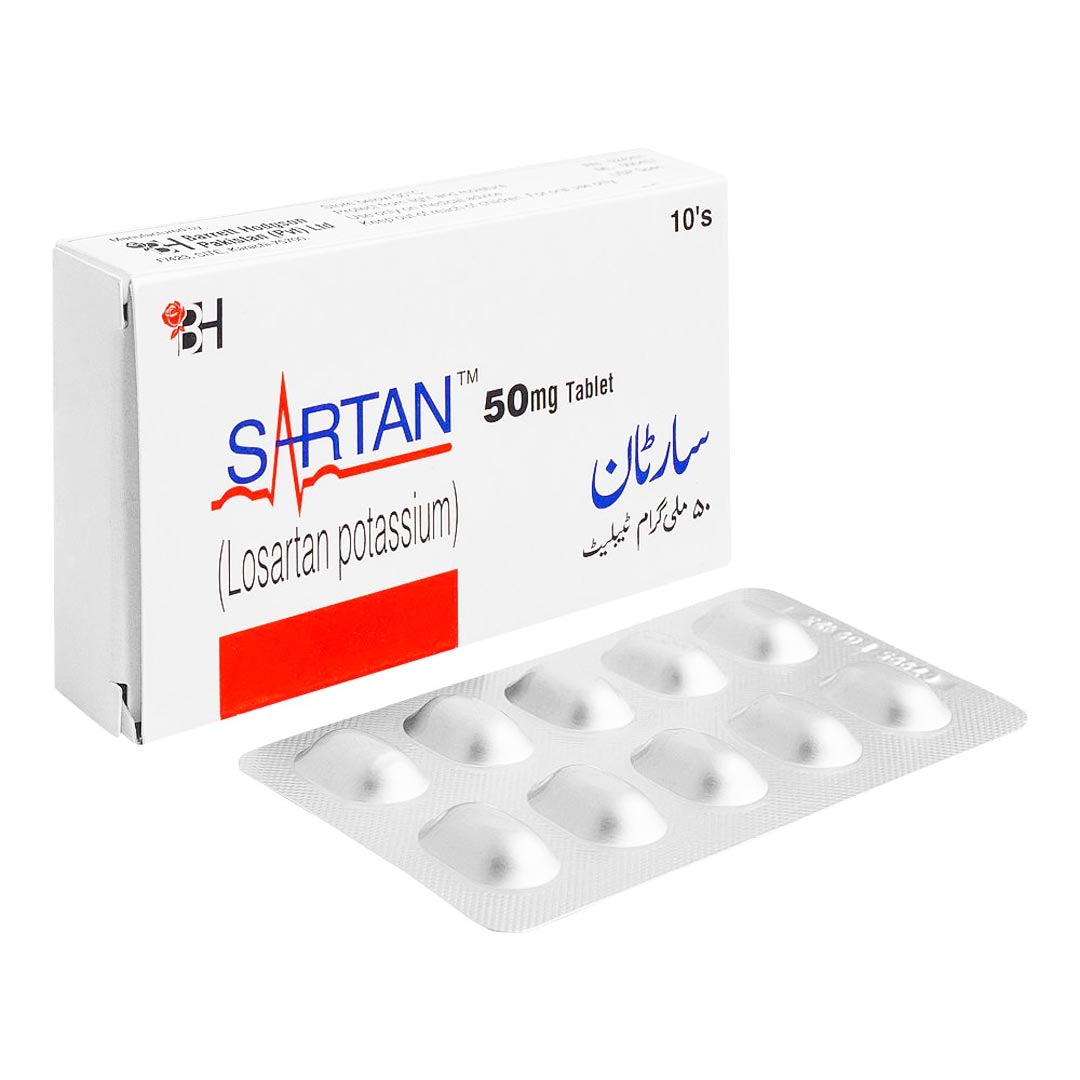Sartan 50mg Tablets, 10 Ct - Barrett Hodgson