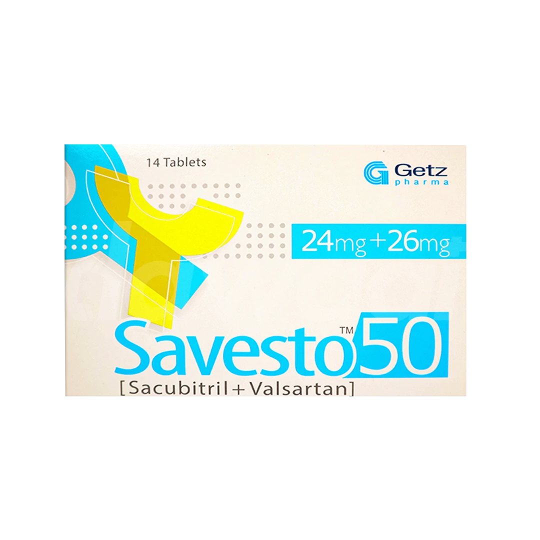 Savesto Tablet 24/26mg, 14 Ct - Getz Pharma