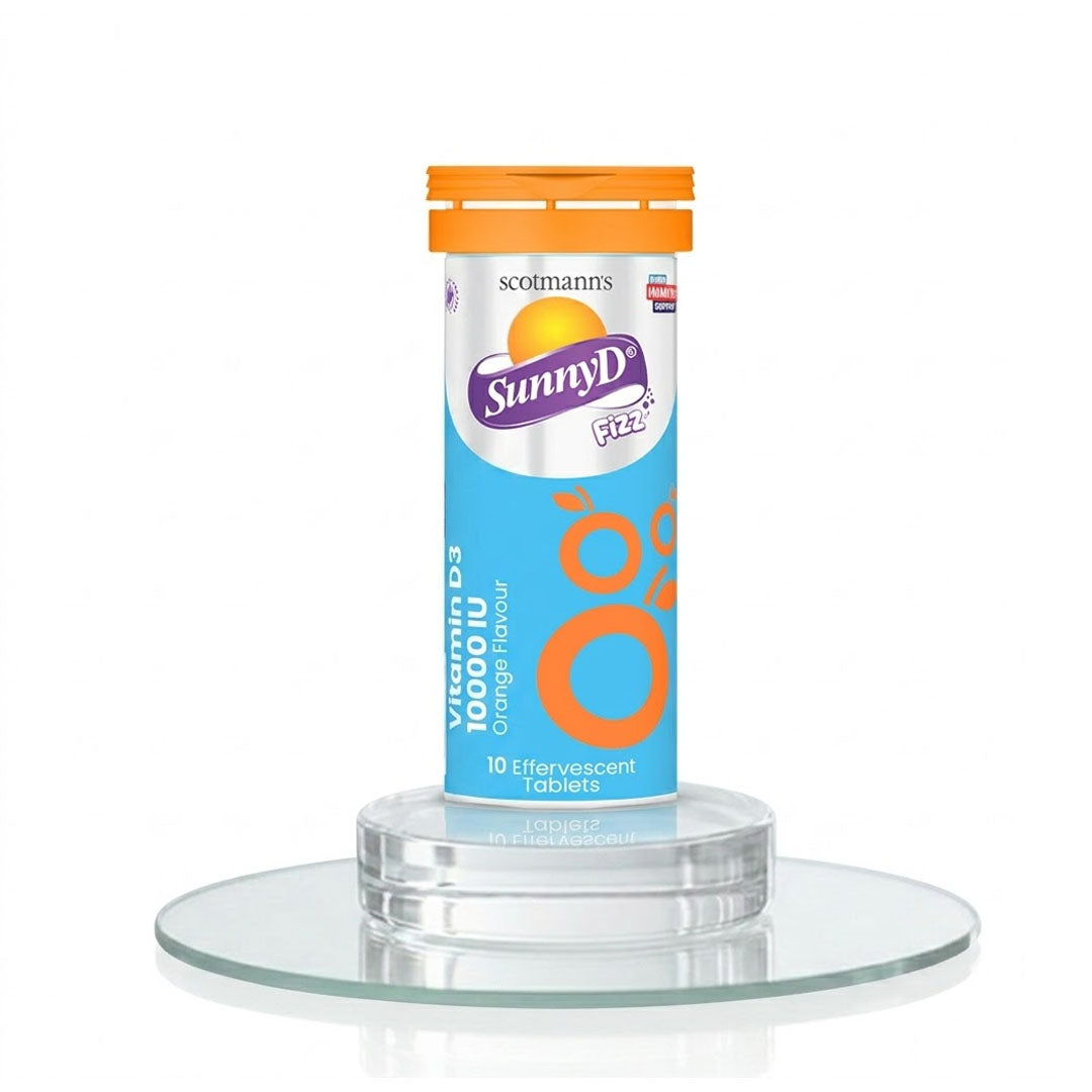 Scotmann SunnyD Fizz 10,000 IU (Vitamin D3), 10 Ct