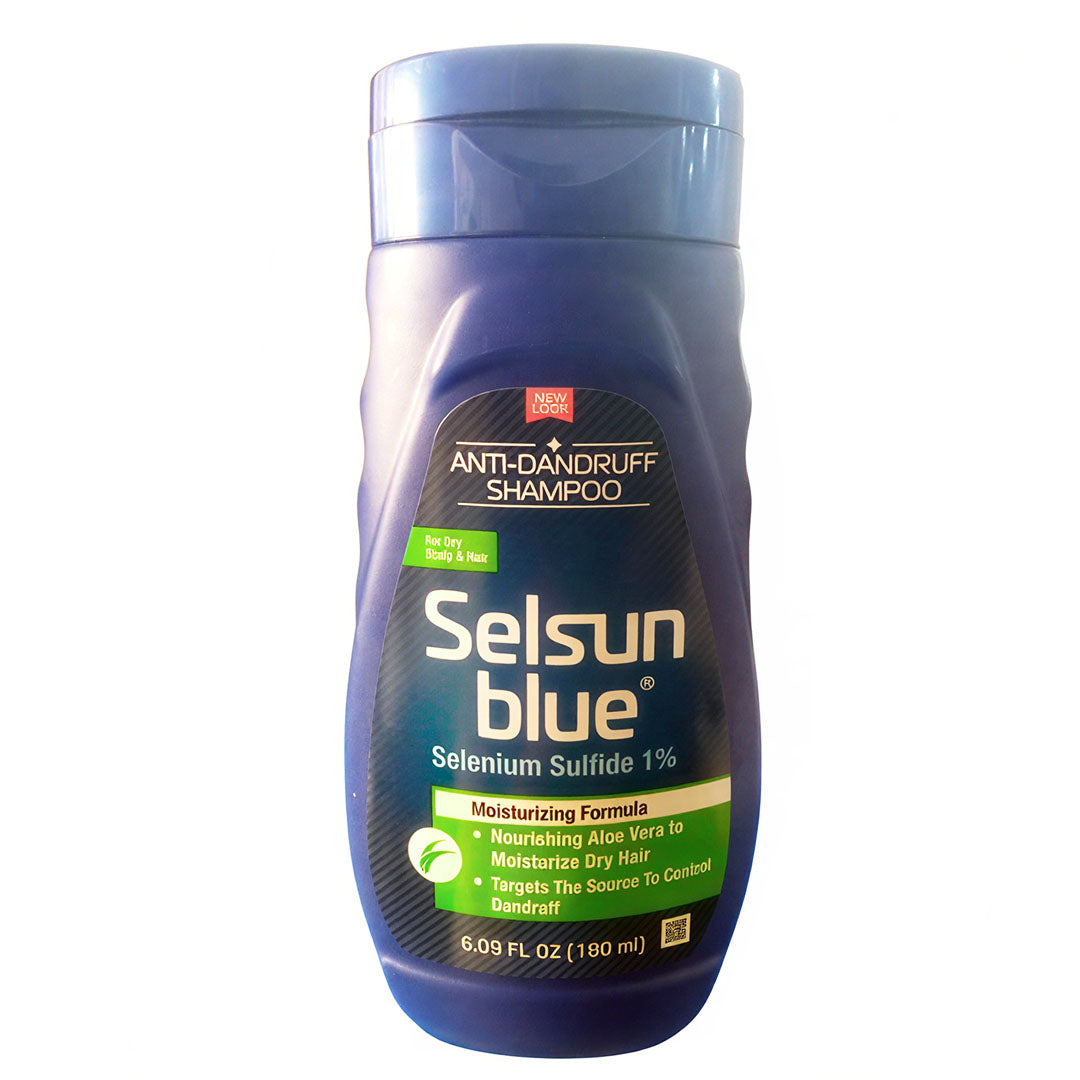 Selsun Blue Moisturizing Anti Dandruff Shampoo, 180 ml