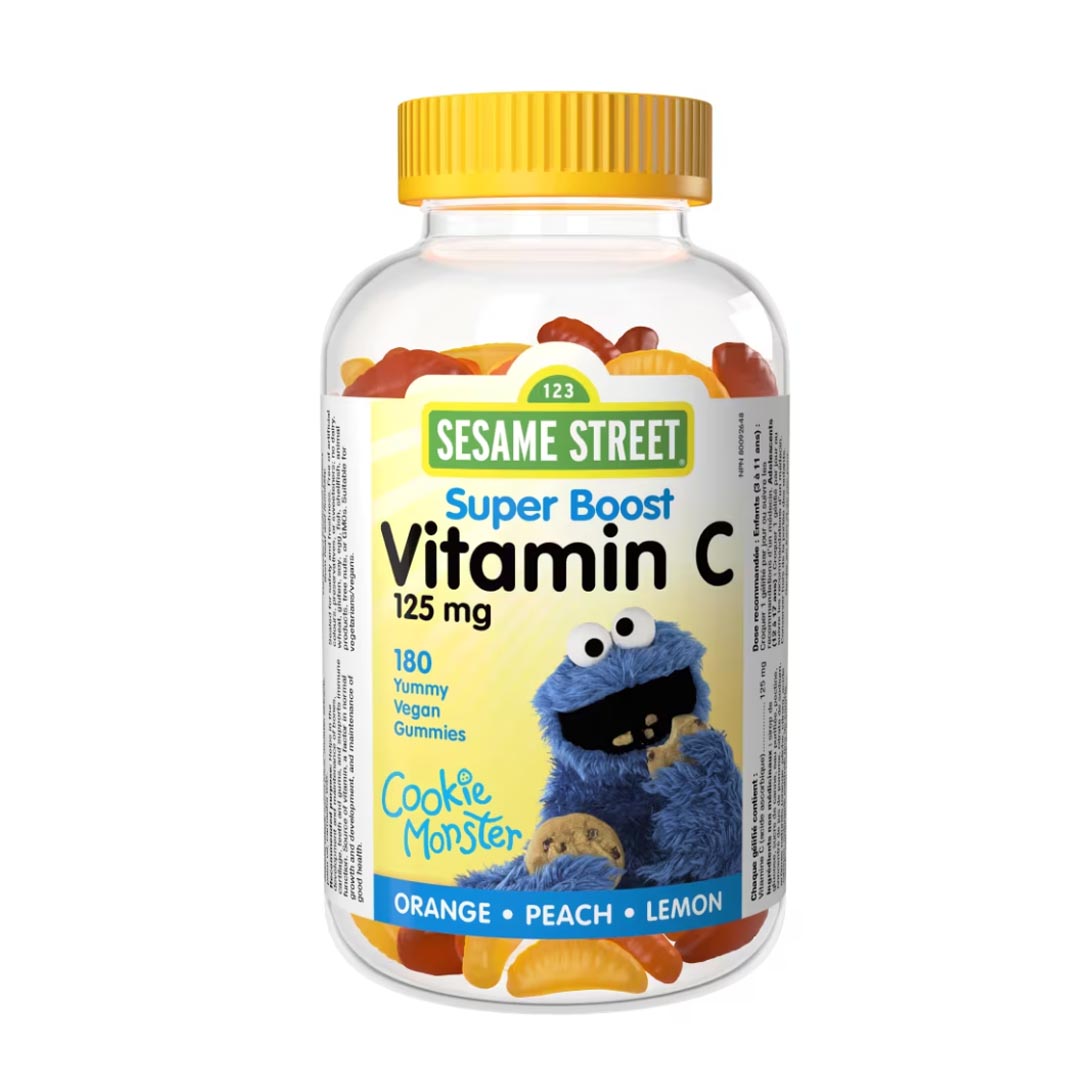 Sesame Street Vitamin C 125mg Gummies, 180 Ct
