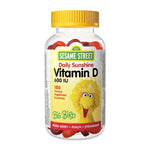 Sesame Street Vitamin D3 600IU Gummies, 180 Ct