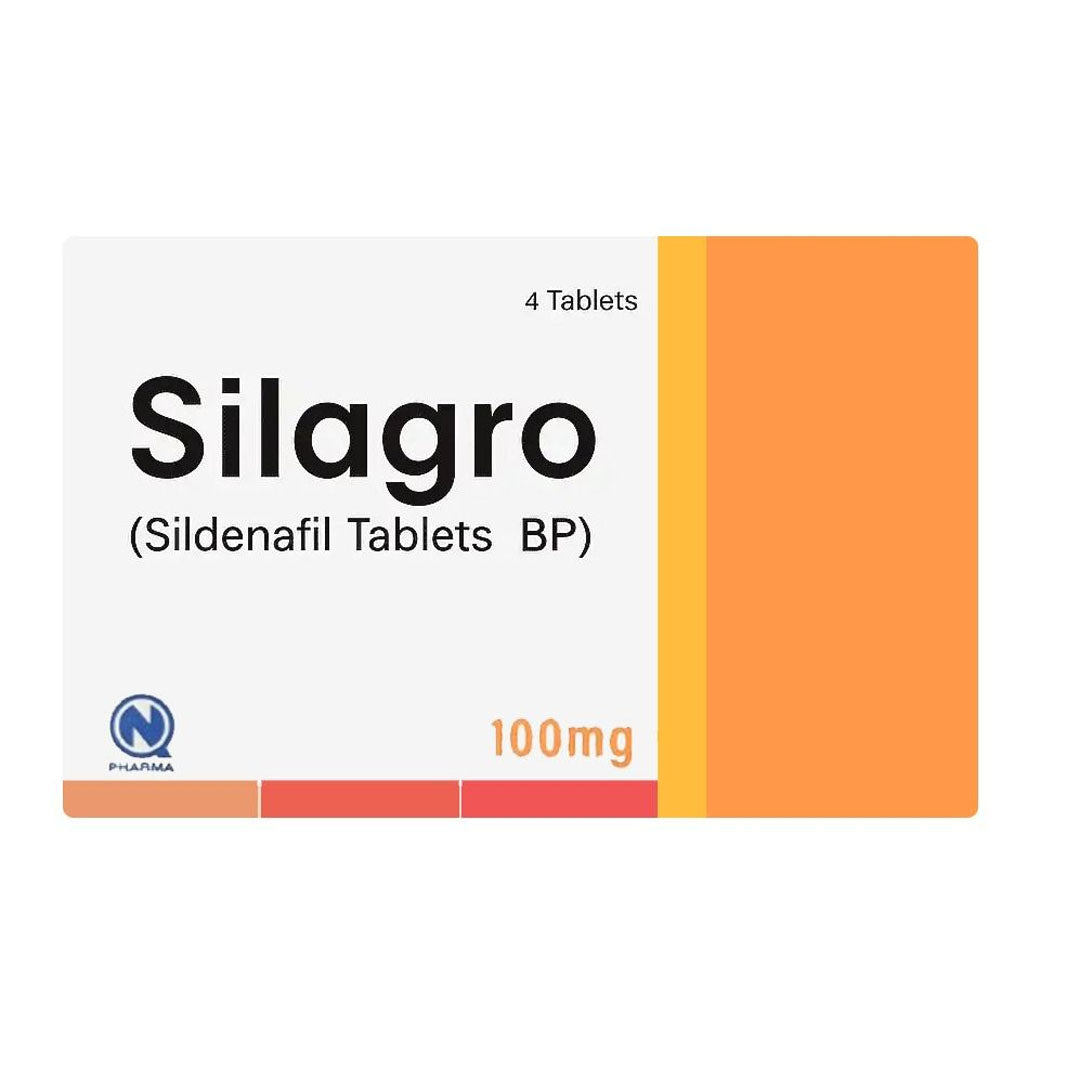 Silagro (Sildenafil) 100 mg, 4 Ct - Nabiqasim