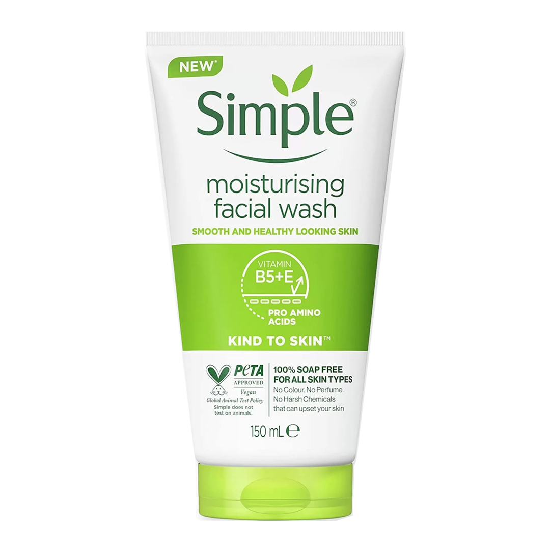 Simple Kind To Skin Moisturizing Facial Wash, 150ml