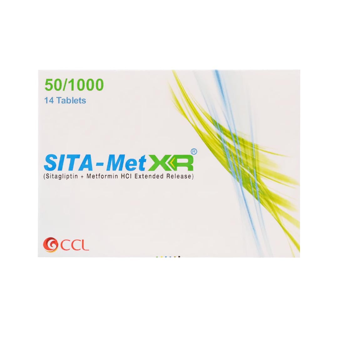 Sita-Met XR 50/1000mg, 14 Ct - CCL