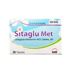 Sitaglu Met Tablet 50/500mg, 28 Ct - Hilton
