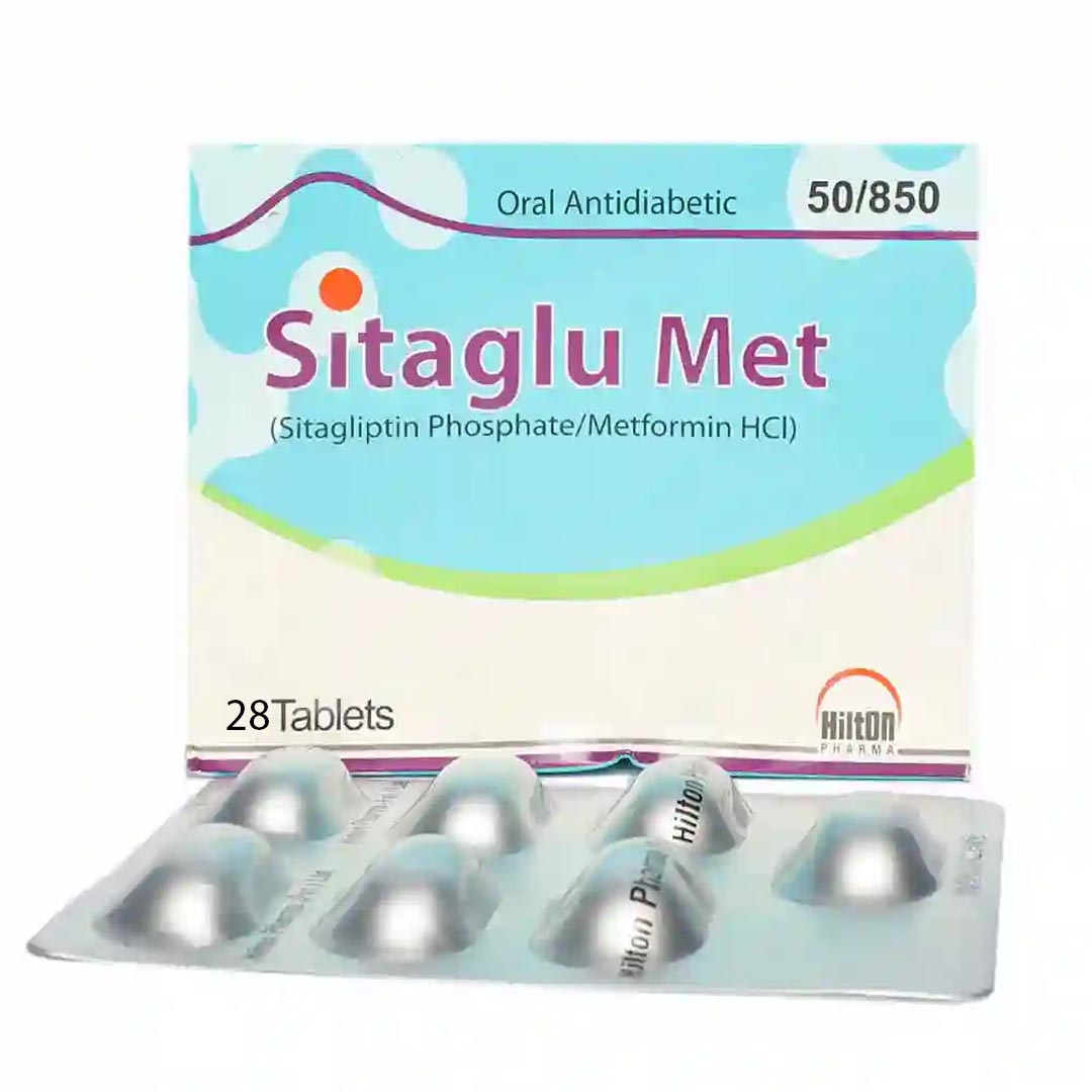 Sitaglu Met Tablet 50/850mg, 28 Ct - Hilton