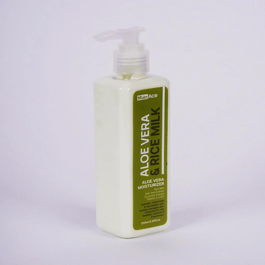SkinAce Aloe Vera with Rice Milk Moisturizer, 250ml