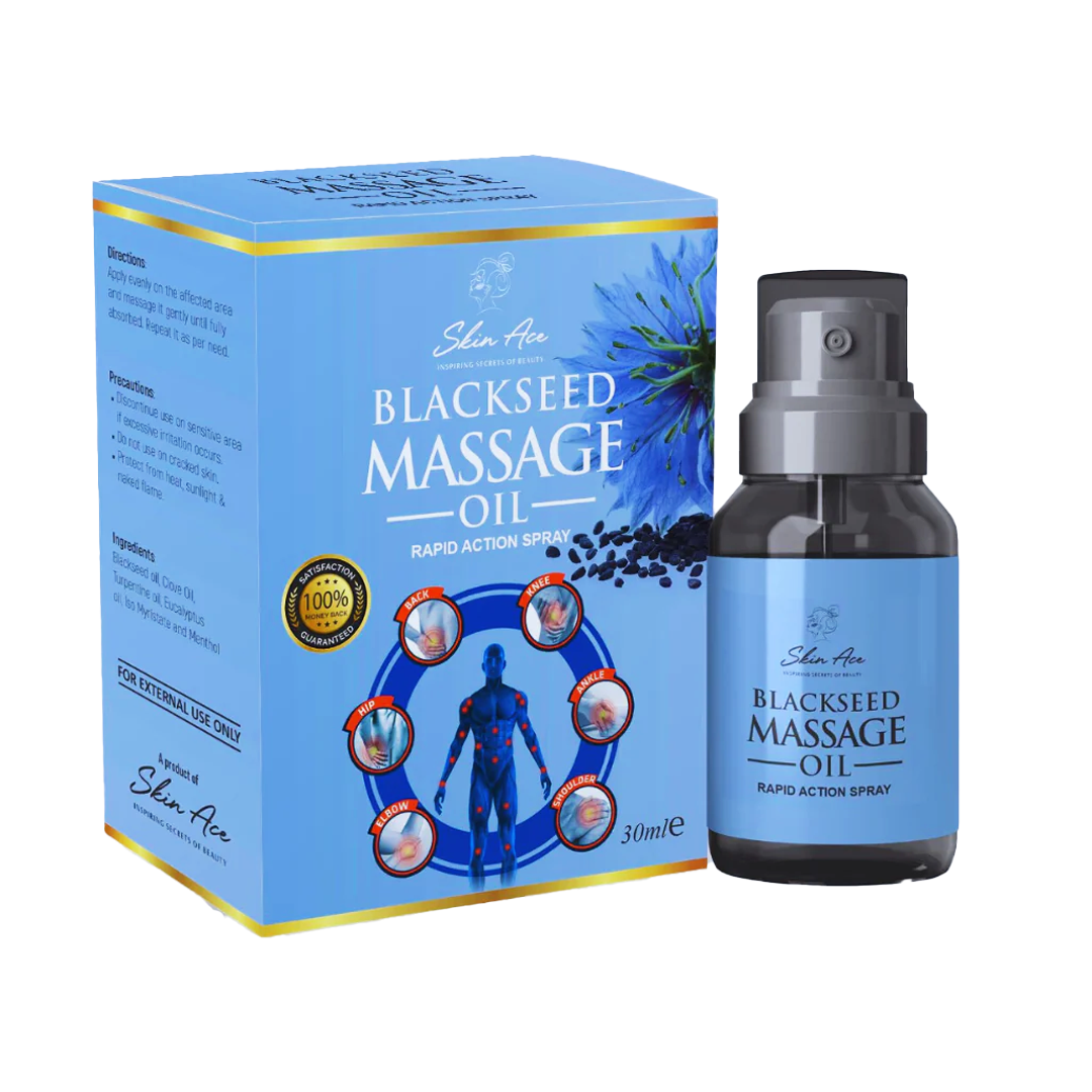 SkinAce Blackseed Massage Oil, 30ml