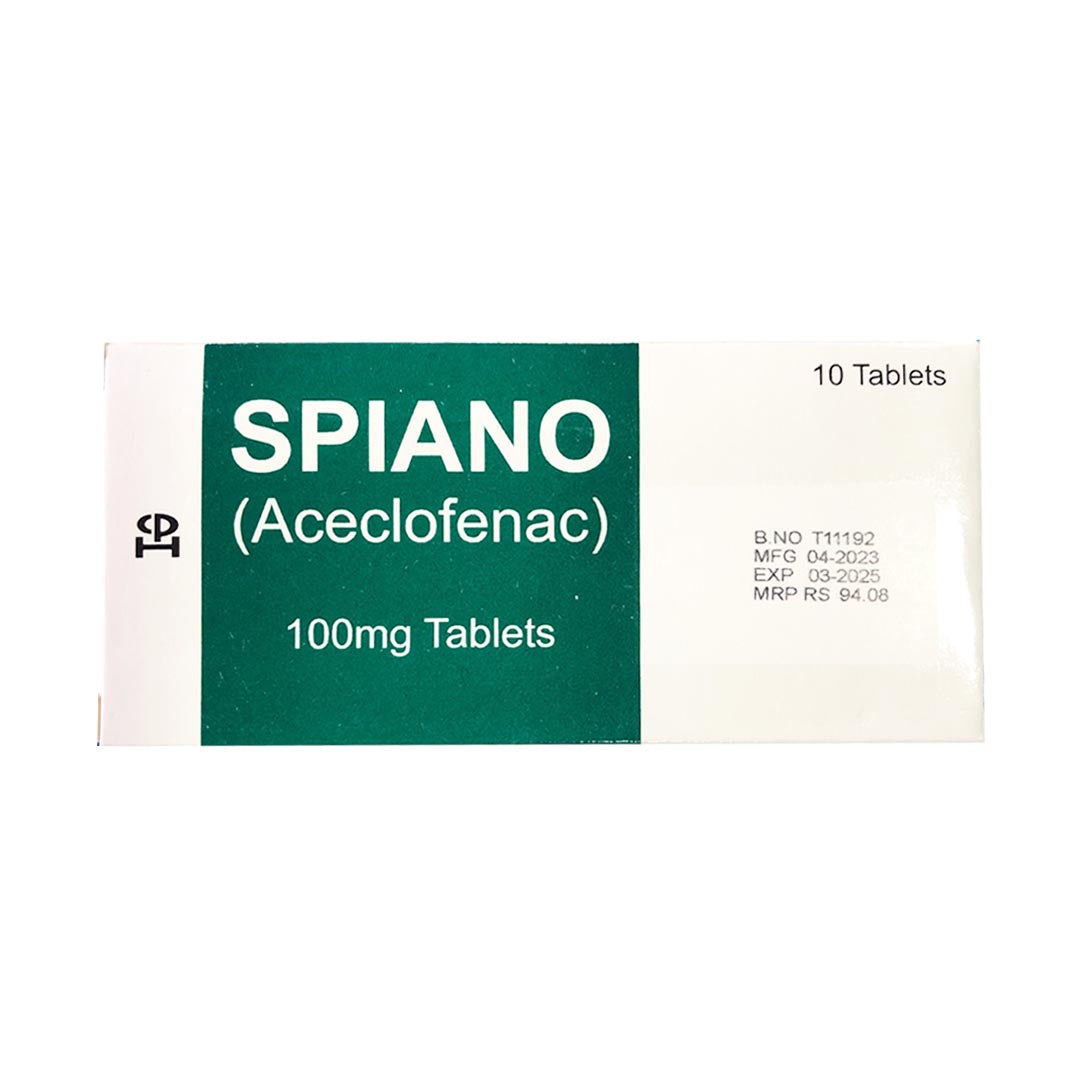 Spiano Tablets 100mg_10 Ct-Continental Pharma