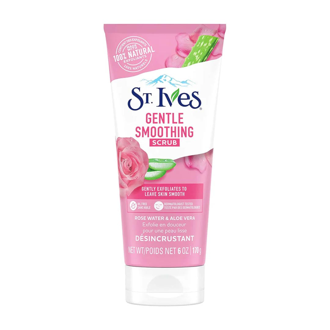 St. Ives Gentle Smoothing Rose Water & Aloe Vera Scrub, 170g