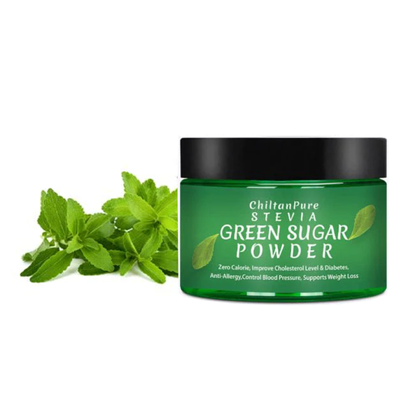 Stevia Green Sugar (Natural Sweetener) - Chiltan Pure
